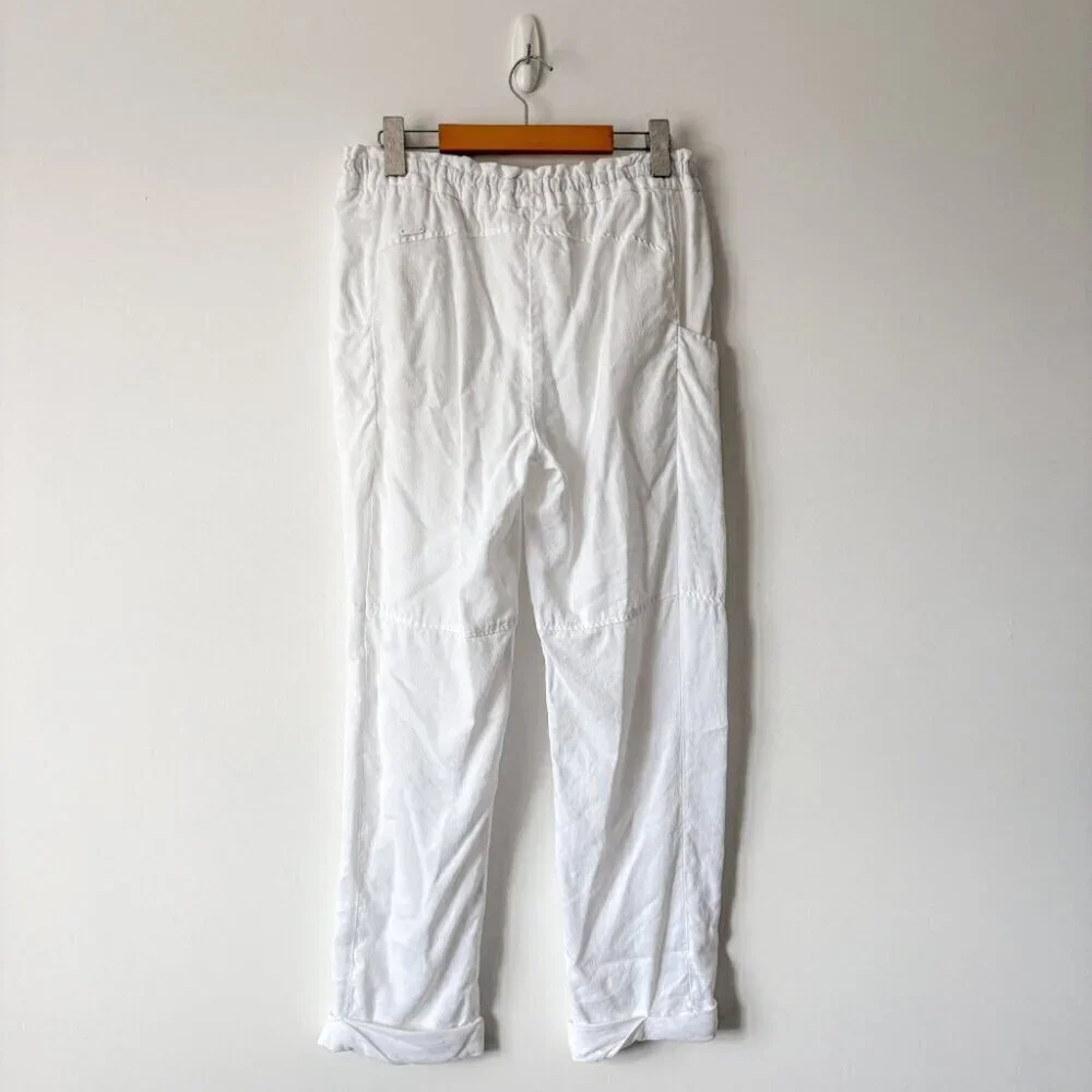Aritzia Wilfred Marais Linen Lyocell Blend Pant White Size 4